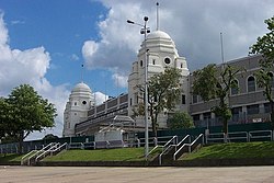 Wembley Stadium, previously the Empire Stadium, in 2002