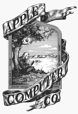 original apple logo