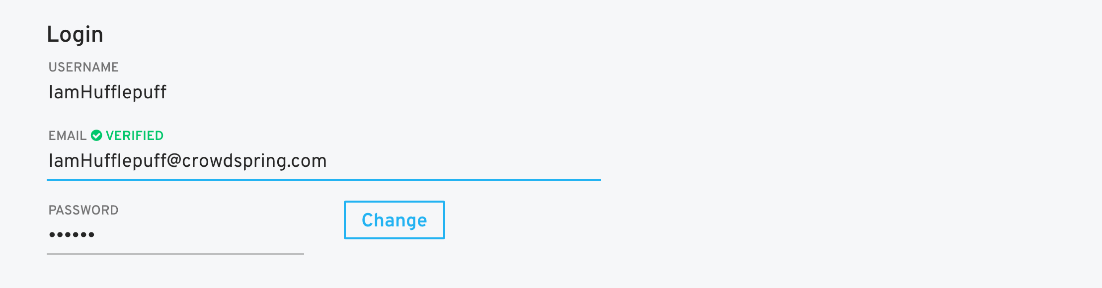 user account settings