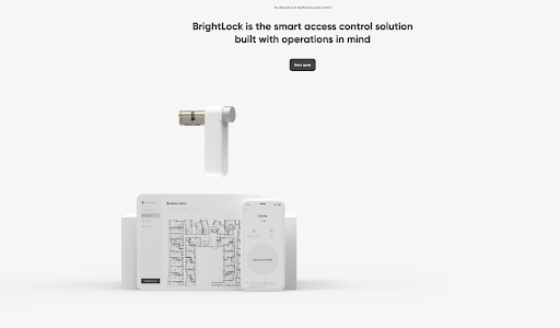 BrighLock from havr.io's app landing page