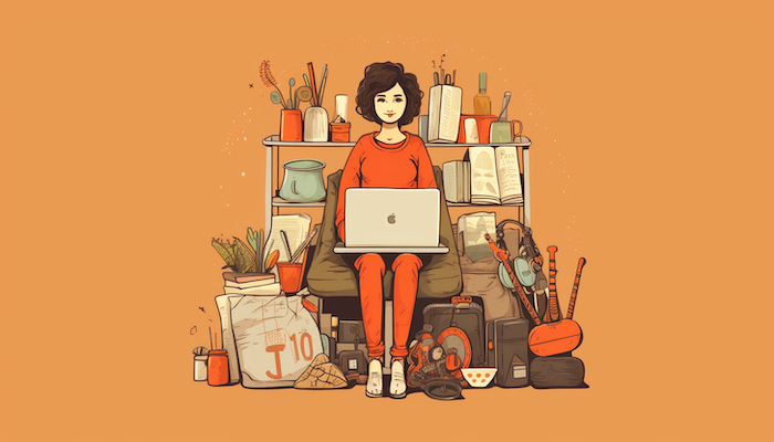 Illustration of a home organizer