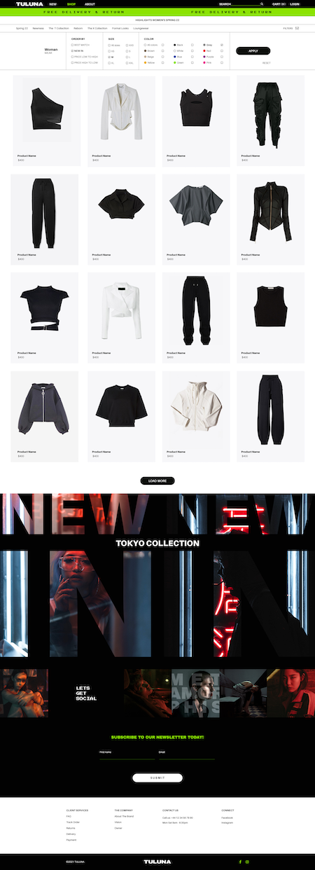 website design by jodja on crowdspring