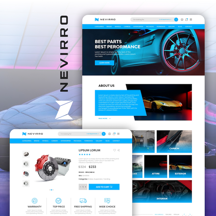 website design by Kalveinbrands on crowdspring