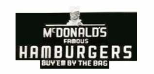 McDonald's logo from 1948 to 1953