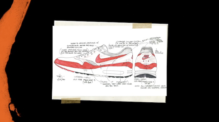 Nike show design with Nike logo