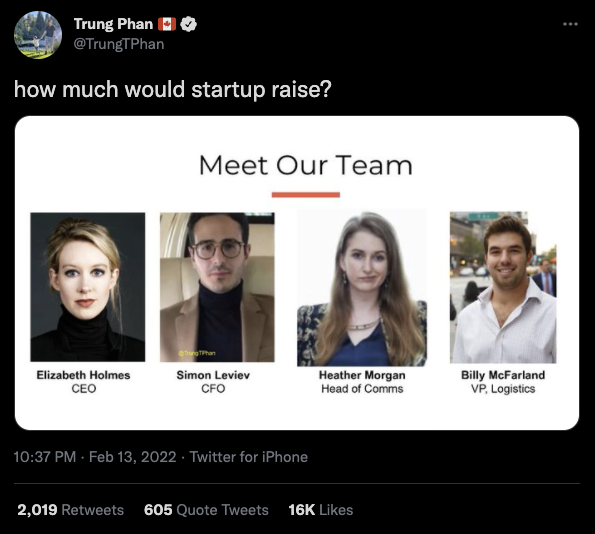 how much would startup raise tweet