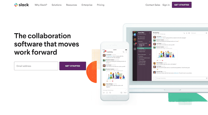 floating shapes web design trend