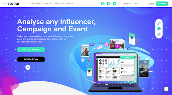 floating shapes web design trend