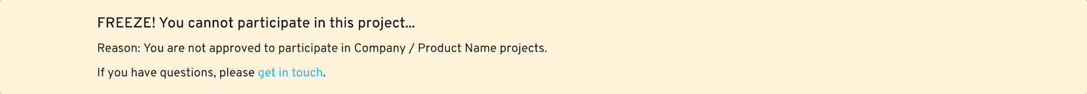 freeze participation banner