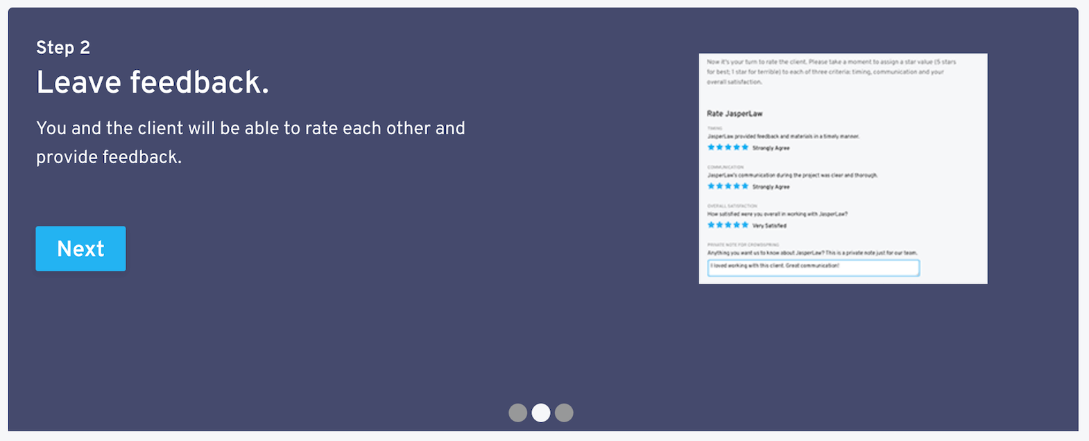 naming wrap-up creative tour feedback